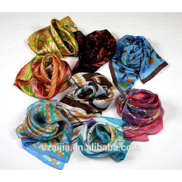 Fashion new satin silk square scarf